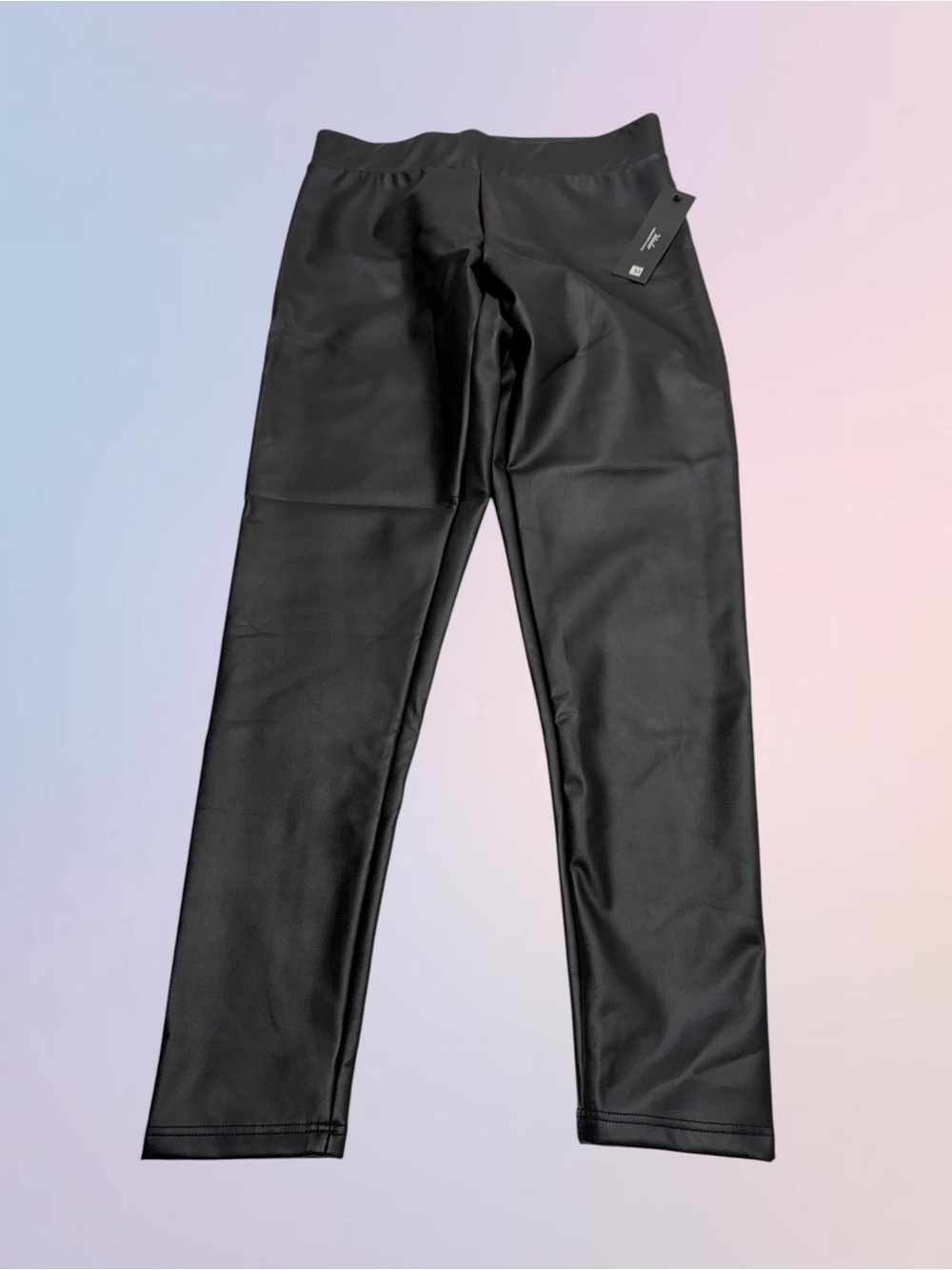 MCEDAR Women’s Medium Black Leather Ankle Leggings
